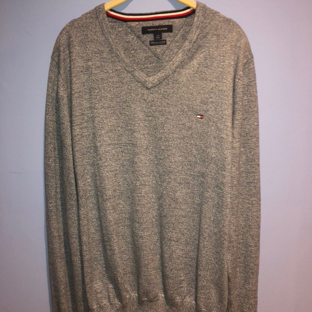 Tommy Hilfiger Light Blue Sweater Large